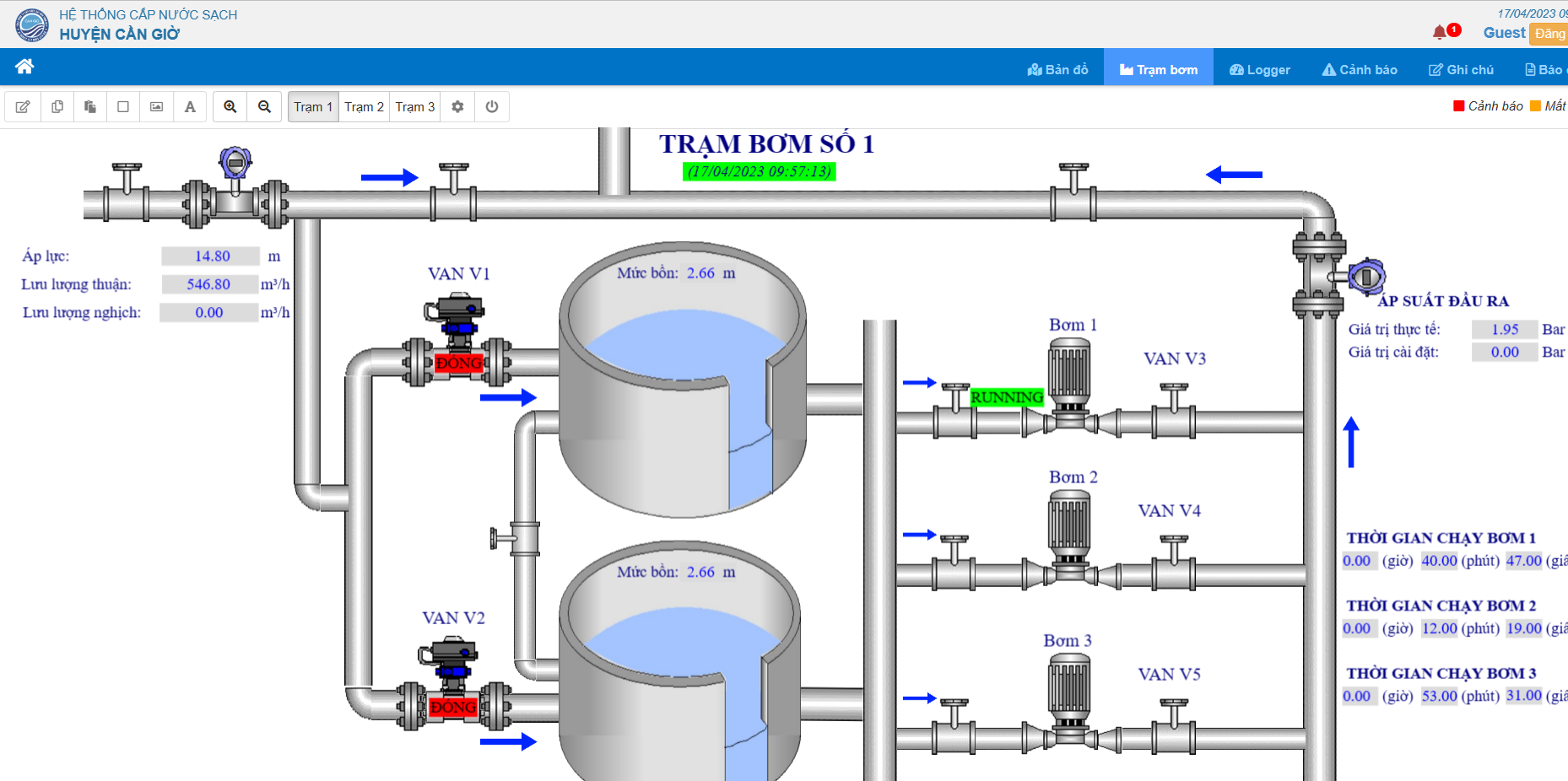 Chính thức tự động hoàn toàn trạm bơm tăng áp số 01 để nâng cao chất lượng phục vụ khách hàng sử dụng nước tại Cần Giờ